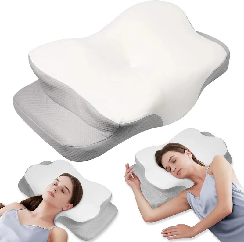 Ergonomic pillow for side sleepers