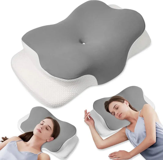 Ergonomic pillow for side sleepers